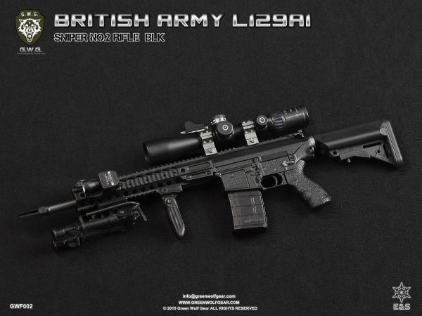 Load image into Gallery viewer, British Army - L129A1 Black Sniper/Sharpshooter Rifle
