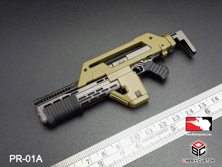 Load image into Gallery viewer, OD Green M41A Pulse Rifle Ver. 1 w/Round Counter &amp; Extra Magazine LE
