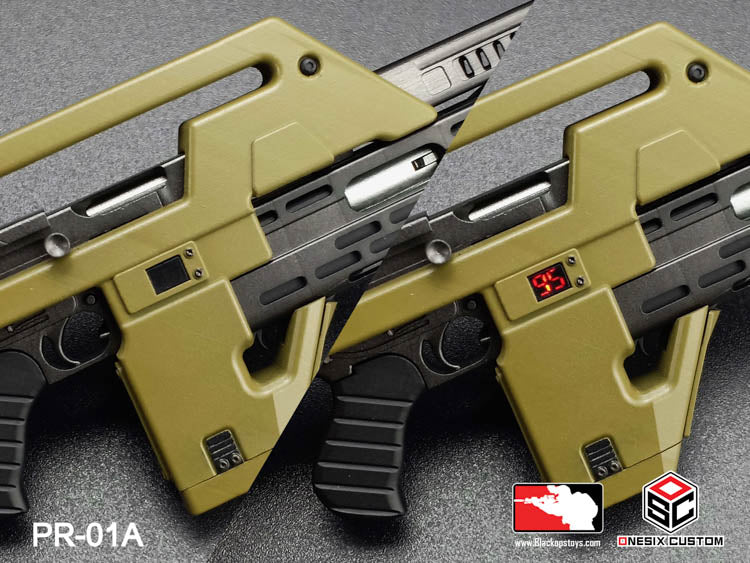 Load image into Gallery viewer, OD Green M41A Pulse Rifle Ver. 1 w/Round Counter &amp; Extra Magazine LE
