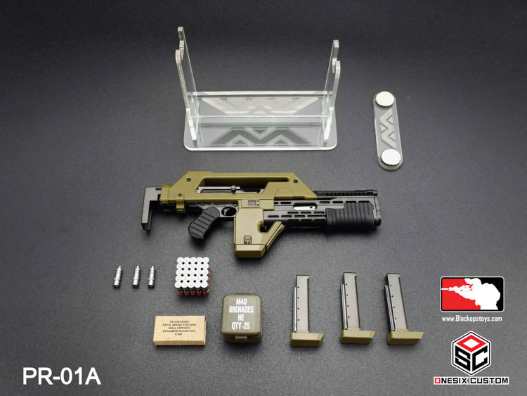 Load image into Gallery viewer, OD Green M41A Pulse Rifle Ver. 1 w/Round Counter &amp; Extra Magazine LE
