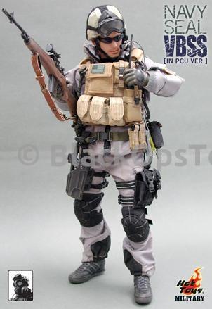 Navy Seal VBSS - 9mm Pistol w/Belt, Drop Leg Holster & Pouch Set
