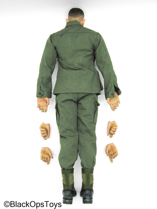 Vietnam Forrest Gump - Male Dressed Body w/Head Sculpt & Green Uniform