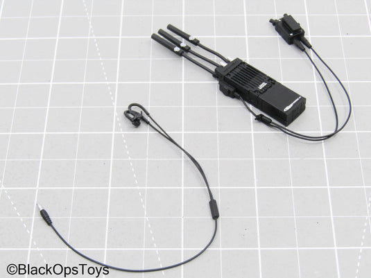 Black Radio w/Over The Ear Headset
