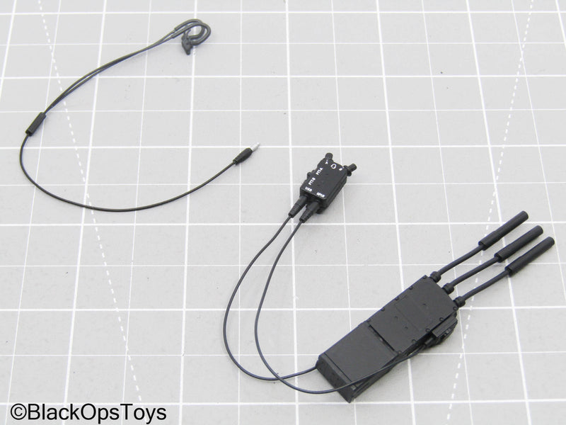 Load image into Gallery viewer, Black Radio w/Over The Ear Headset
