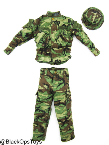 USSOCOM Navy Seal UDT Woodland - Woodland Camo Uniform Set w/Boonie Hat