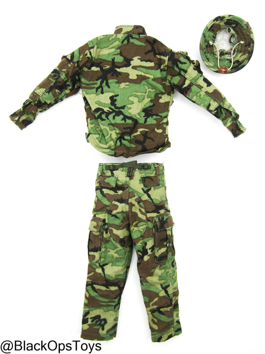 USSOCOM Navy Seal UDT Woodland - Woodland Camo Uniform Set w/Boonie Hat