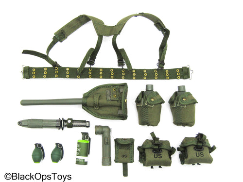 Vietnam Forrest Gump - Green Rivet Harness w/Pouch Set (READ DESC)