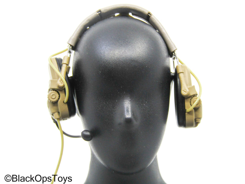 Load image into Gallery viewer, Black Radio w/Antenna &amp; Tan Headset
