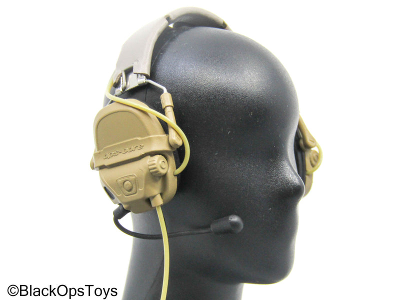 Load image into Gallery viewer, Black Radio w/Antenna &amp; Tan Headset
