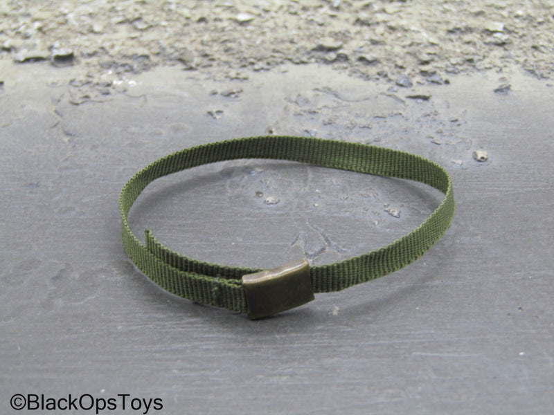 Load image into Gallery viewer, Vietnam Forrest Gump - Green Belt w/Metal Buckle
