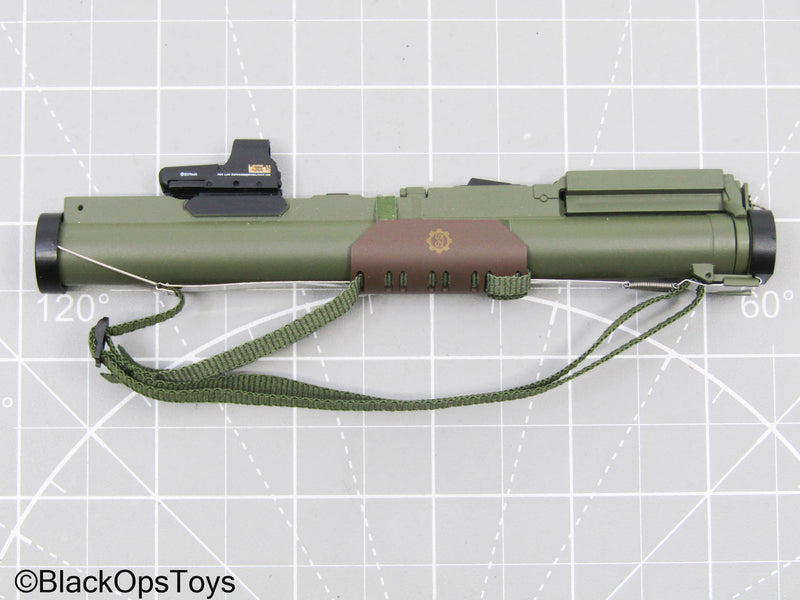 Load image into Gallery viewer, OD Green M72 LAW Rocket Launch w/MOLLE Clip Holster &amp; Red Dot
