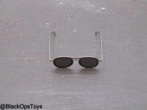 Face Change - The Agent - Metal Silver Colored Glasses