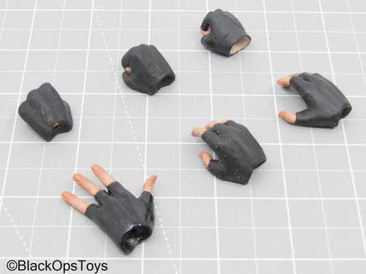 Black Gloved Hand Set