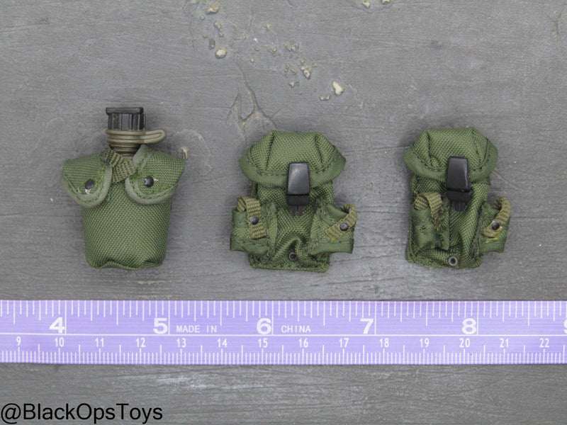 Load image into Gallery viewer, Black Hawk Down - OD Green Canteen w/Pouch Set
