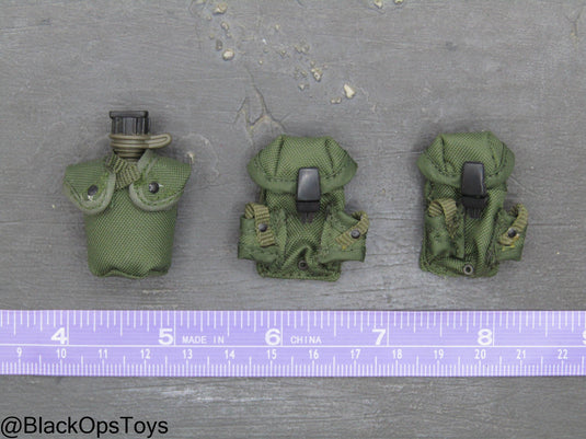 Black Hawk Down - OD Green Canteen w/Pouch Set