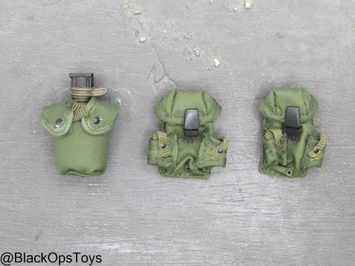 Black Hawk Down - OD Green Canteen w/Pouch Set
