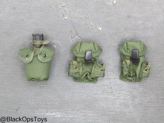 Black Hawk Down - OD Green Canteen w/Pouch Set
