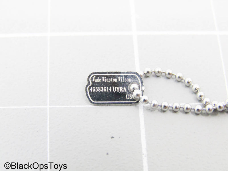 Load image into Gallery viewer, Deadpool - Wade Winston Wilson Silver Dog Tags
