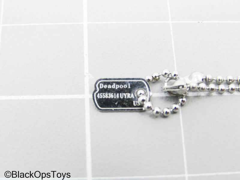 Load image into Gallery viewer, Deadpool - Wade Winston Wilson Silver Dog Tags
