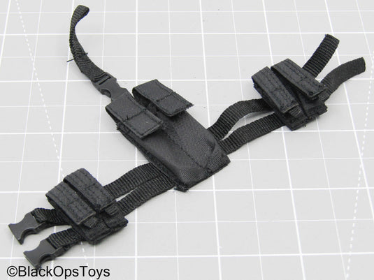 Black Stick Mag Pouch Drop Leg Holster