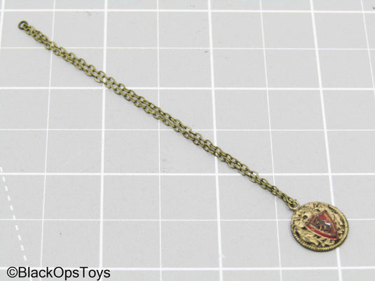 Gold Talisman w/Lion Crest
