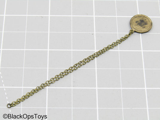 Gold Talisman w/Lion Crest
