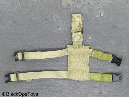 Toy Soldier - Tan Small MOLLE Drop Leg Panel