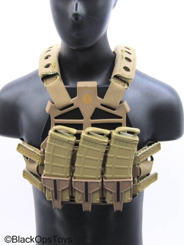 PMC - Dark Brown MOLLE Body Armor w/Mags