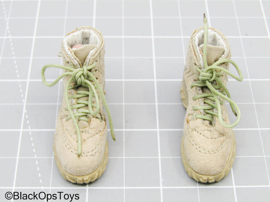 Tan Combat Boots (Peg Type) (Soldier Story)