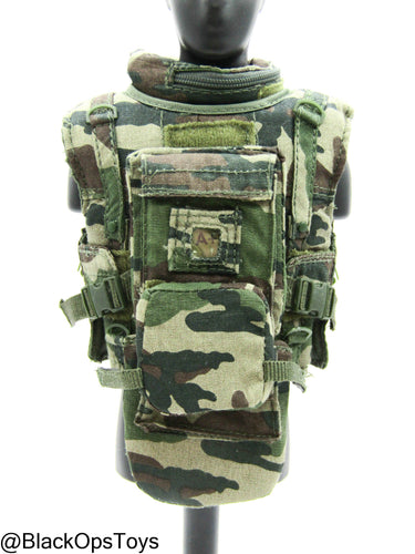 Woodland Camo Plate Carrier Vest