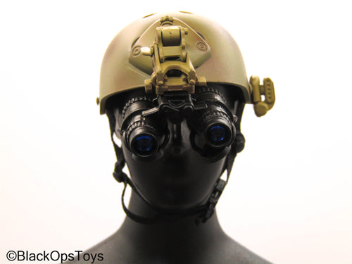 Tan Helmet w/NVG Set