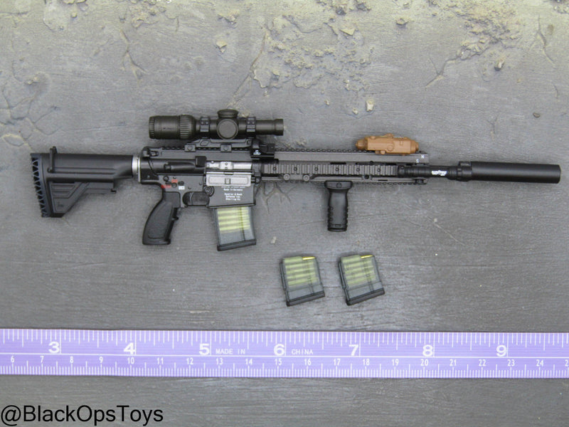 Load image into Gallery viewer, SMU - Coalition Forces - Low Profile Bino Chest Rig w/HK417 Rifle
