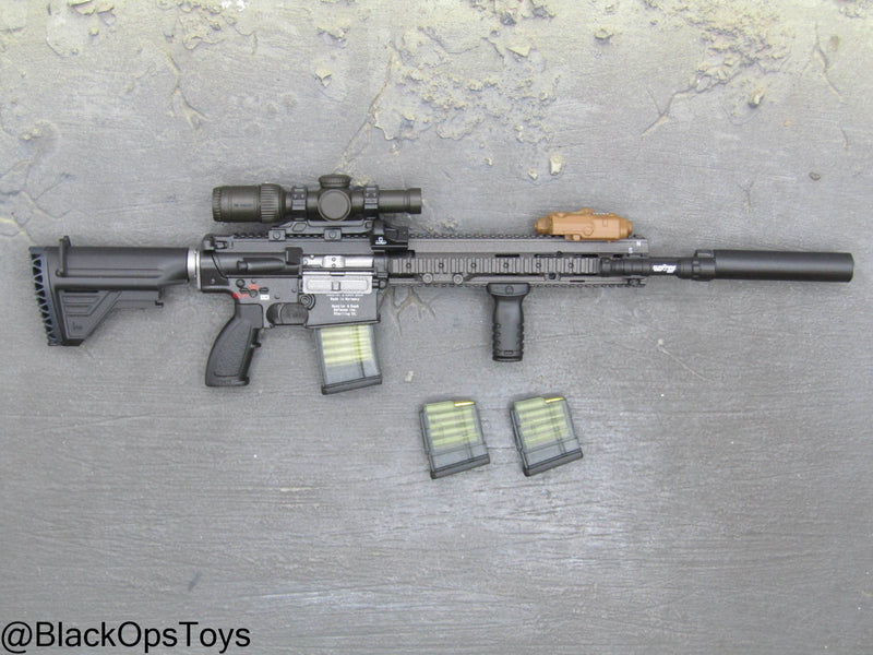 Load image into Gallery viewer, SMU - Coalition Forces - Low Profile Bino Chest Rig w/HK417 Rifle
