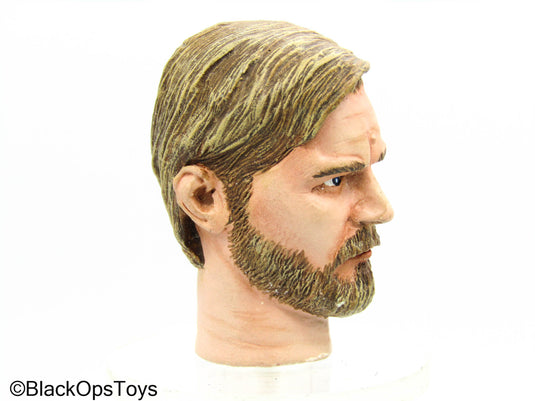 Male Bearded Head Sculpt  (READ DESC)