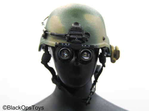 Dam Toys - Green & Tan Helmet w/NVG Set