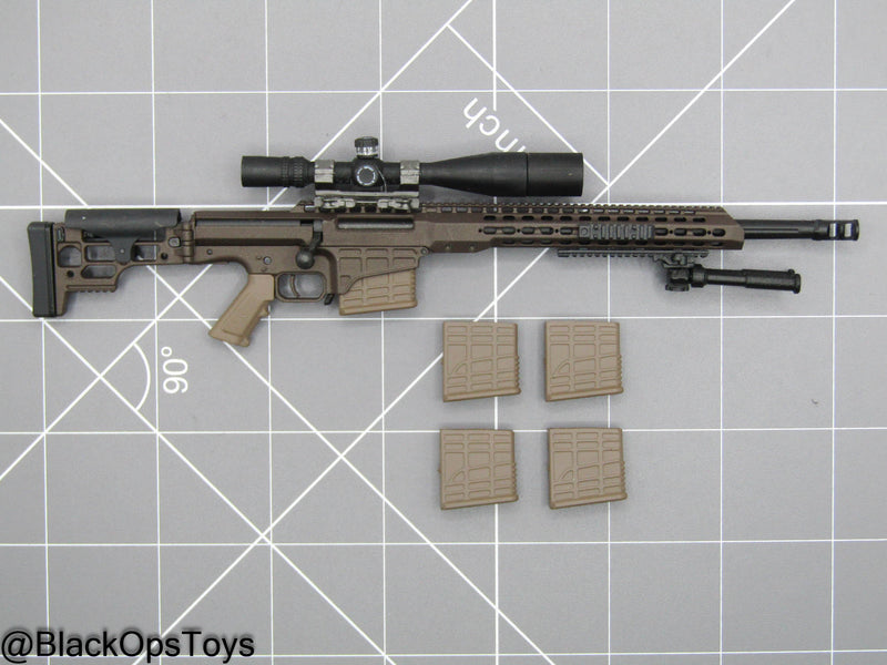 Load image into Gallery viewer, Brown MRAD Sniper Rifle w/Attachment Set
