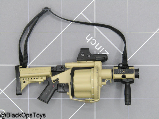 Tan M32A1 Grenade Launcher w/Attachment Set