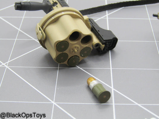 Tan M32A1 Grenade Launcher w/Attachment Set
