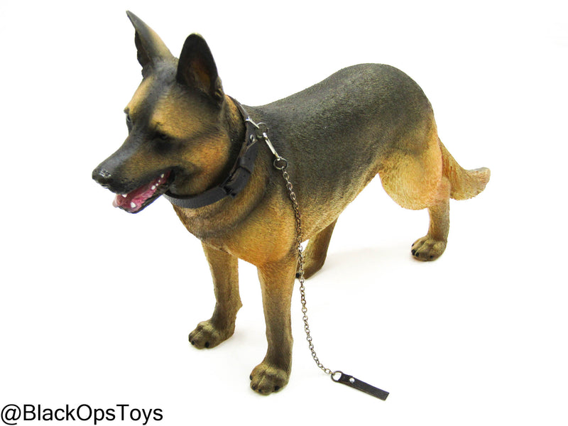 Load image into Gallery viewer, German Shephard Dog w/Collar &amp; Leash

