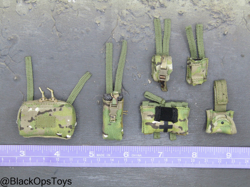 Load image into Gallery viewer, SMU - Coalition Forces - Multicam MOLLE Pouch Set
