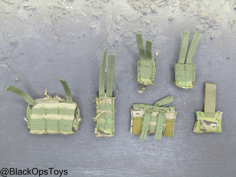Load image into Gallery viewer, SMU - Coalition Forces - Multicam MOLLE Pouch Set
