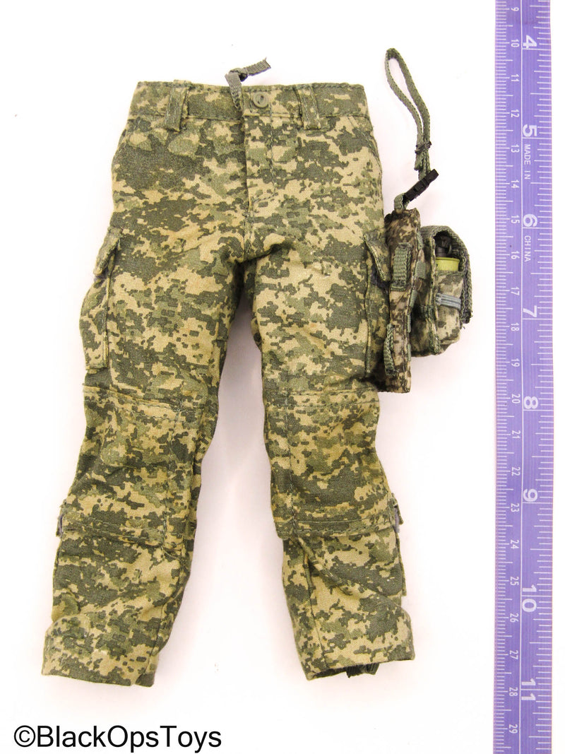 Load image into Gallery viewer, ACU Camo Combat Pants w/Drop Leg Pouch (READ DESC)
