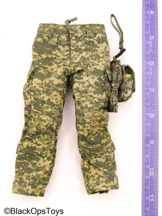 ACU Camo Combat Pants w/Drop Leg Pouch (READ DESC)