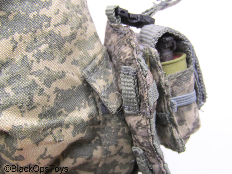 Load image into Gallery viewer, ACU Camo Combat Pants w/Drop Leg Pouch (READ DESC)
