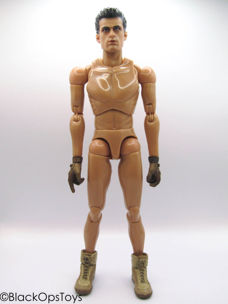 Load image into Gallery viewer, CIA - Male Base Body w/James Dean Head Sculpt &amp; Glasses
