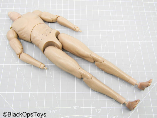Male Base Slim Body w/Feet, Neck & Hand Pegs