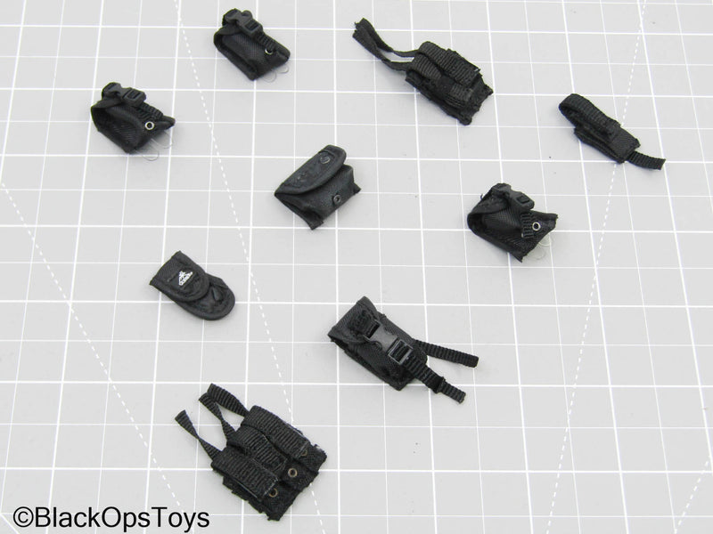 Load image into Gallery viewer, Black MOLLE Pouch Set
