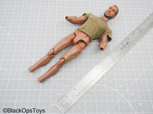 Male Base Body w/Headsculpt & Olive Green T-Shirt (Hot Toys)