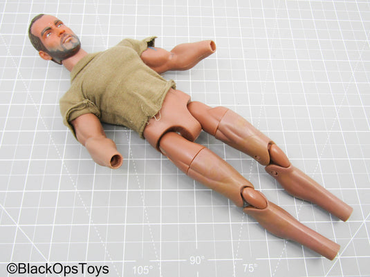 Male Base Body w/Headsculpt & Olive Green T-Shirt (Hot Toys)