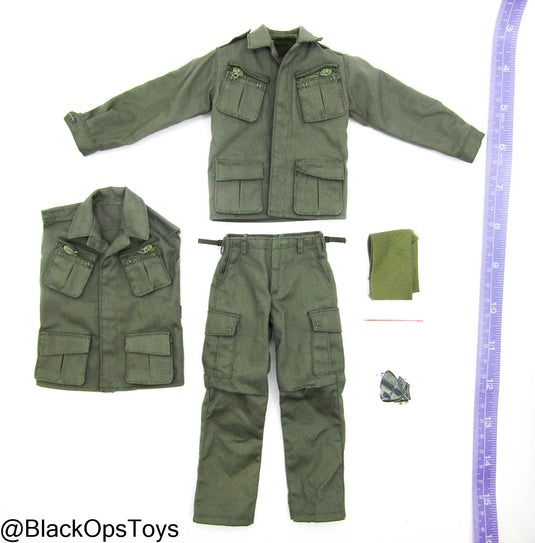Vietnam War US Army - OD Green Uniform Set